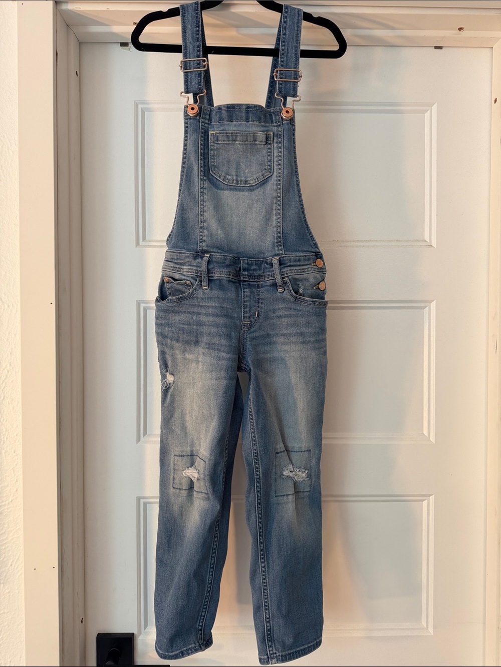abercrombie kids Light Blue Denim Overalls